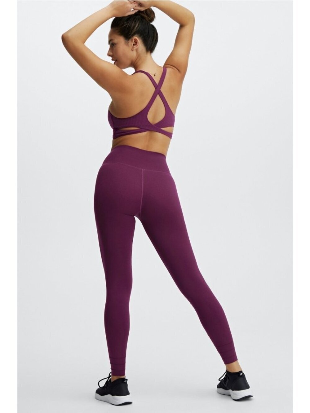 NEW Fabletics High Waisted Sculptknit Classic Leggings Moisture Wicking 1X 16-18